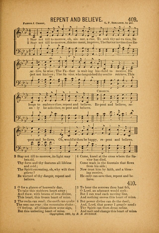 Quartette: containing Songs for the Ransomed, Songs of Love Peace and Joy, Gems of Gospel Song, Salvation Echoes, with one hundred choice selections added page 307