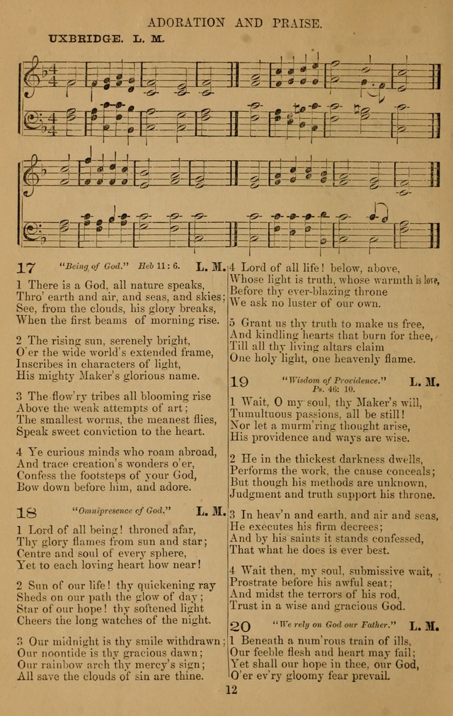 The Reformed Church Hymnal: with tunes page 12