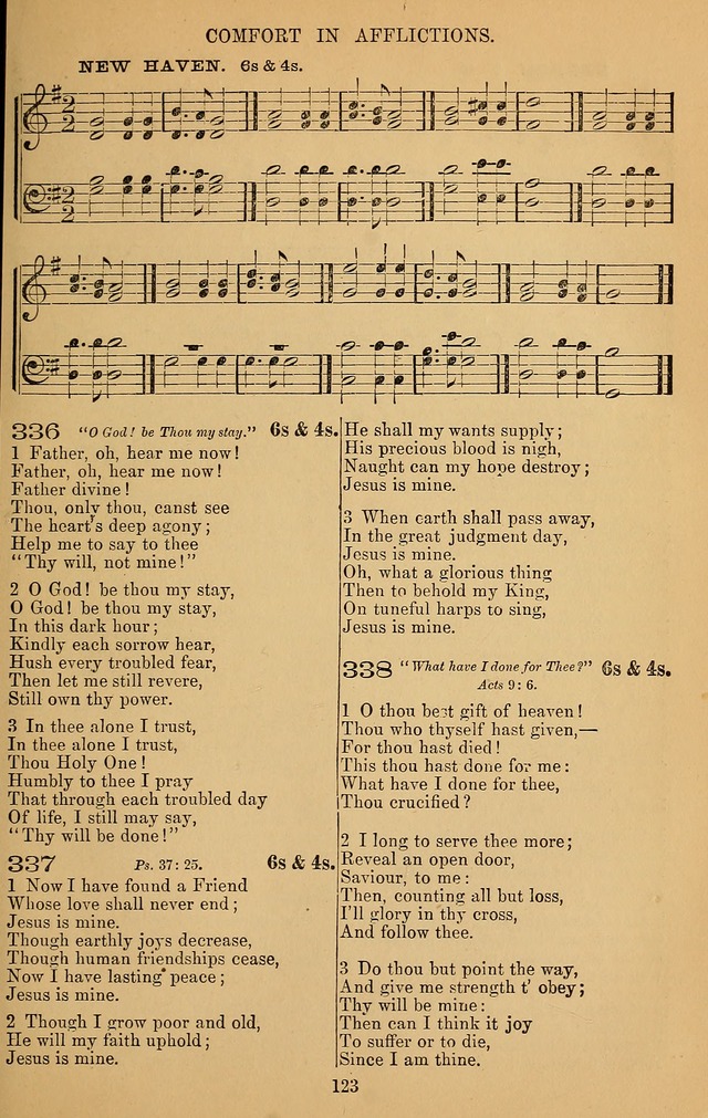The Reformed Church Hymnal: with tunes page 123