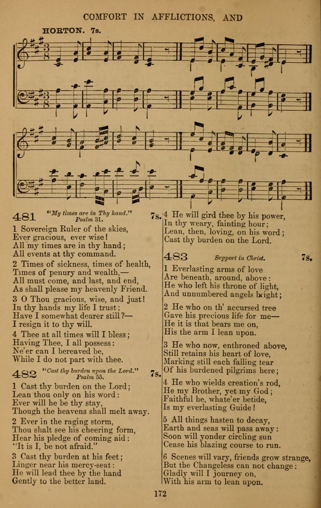 The Reformed Church Hymnal: with tunes page 172