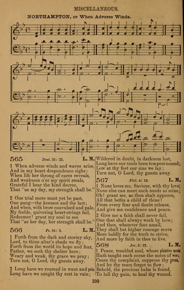 The Reformed Church Hymnal: with tunes page 200