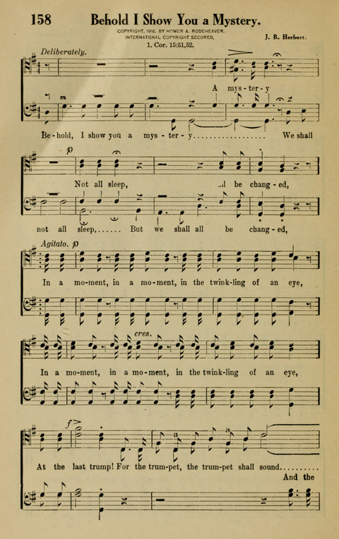 Rodeheaver Collection for Male Voices: One hundred and sixty Quartets and Choruses for men page 152