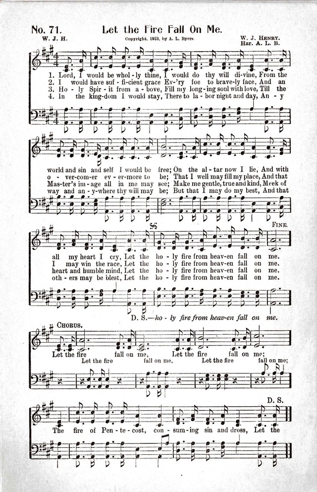 Reformation Glory: a new and inspiring collection of gospel hymns for evangelistic services page 71