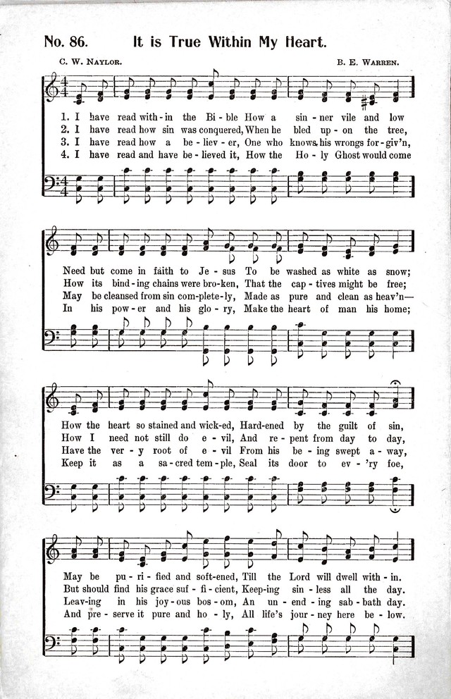 Reformation Glory: a new and inspiring collection of gospel hymns for evangelistic services page 86