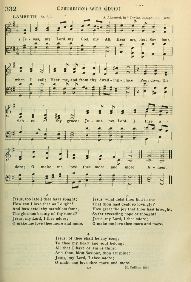 The Riverdale Hymn Book page 340