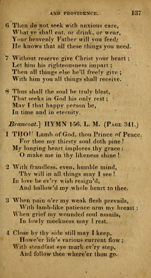 The Reformed Methodist Pocket Hymnal: Revised: collected from various authors. Designed for the worship of God in all Christian churches. page 137