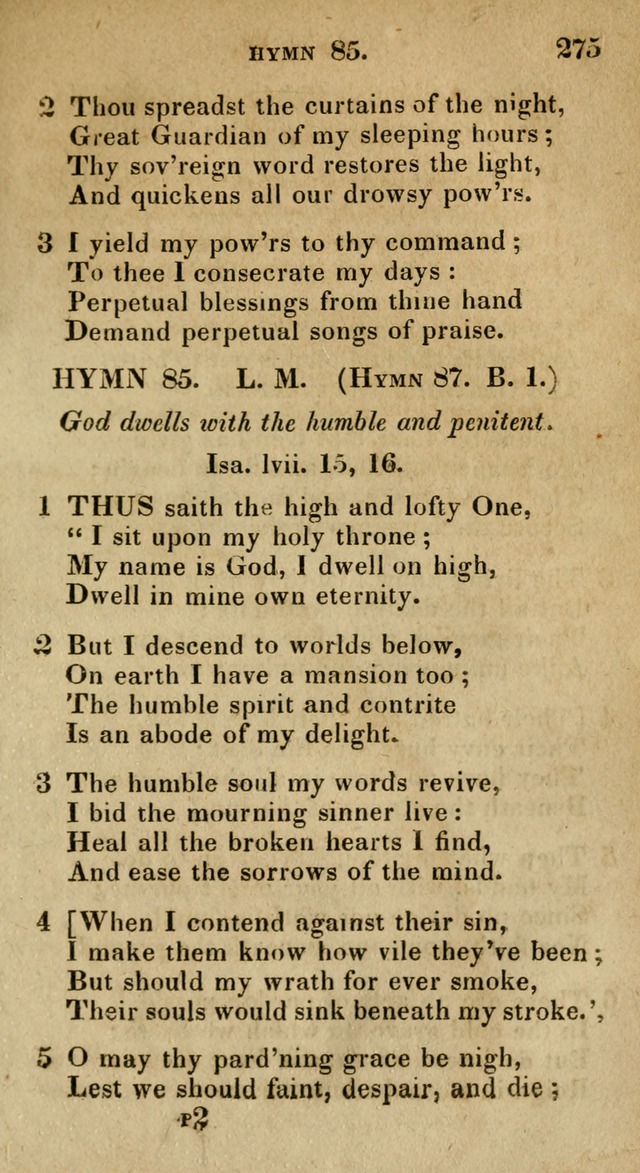 The Reformed Methodist Pocket Hymnal: Revised: collected from various authors. Designed for the worship of God in all Christian churches. page 275
