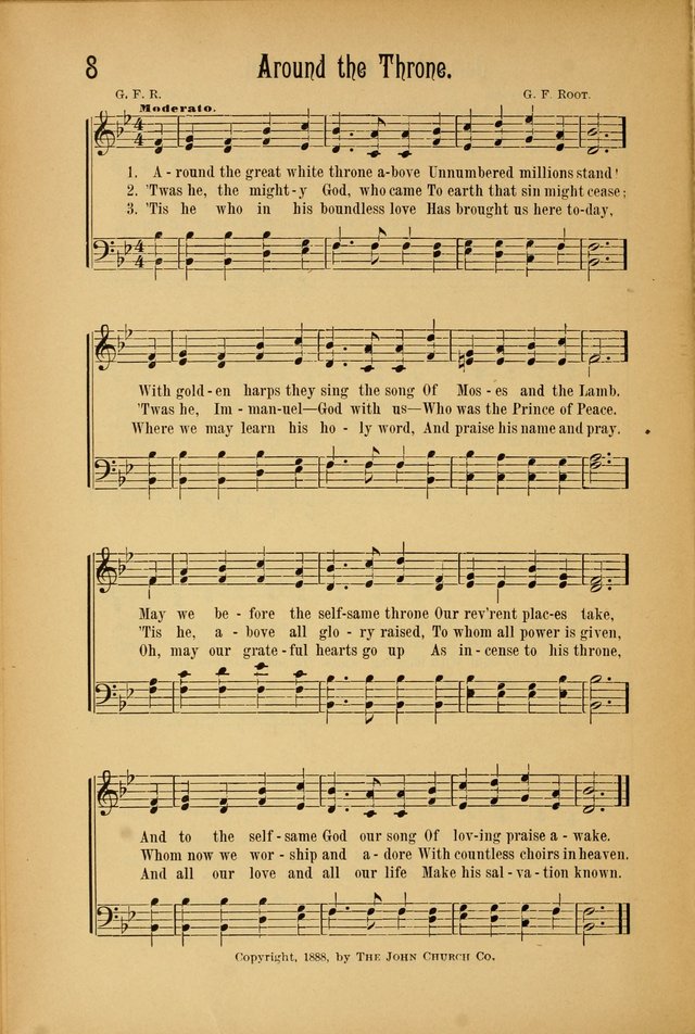 Royal Praise for the Sunday School: a collection of new and selected gospel songs. With a clear and concise course of instruction in the elements of music page 7