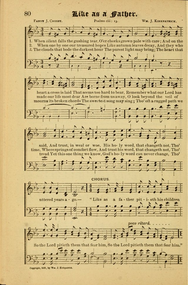 Radiant Songs: for use in meetings for Christian worship or work page 80