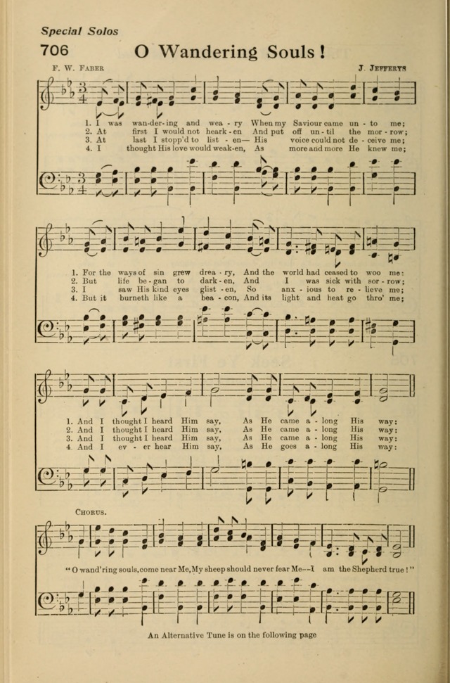 Redemption Songs: a choice collection of 1000 hymns and choruses for evangelistic meetings, solo singers, choirs and the home page 866