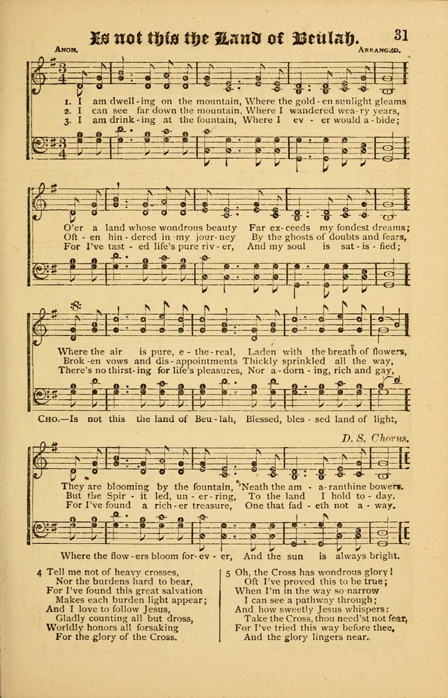 The Revival Wave: A Book of Revival Hymns and Music page 31
