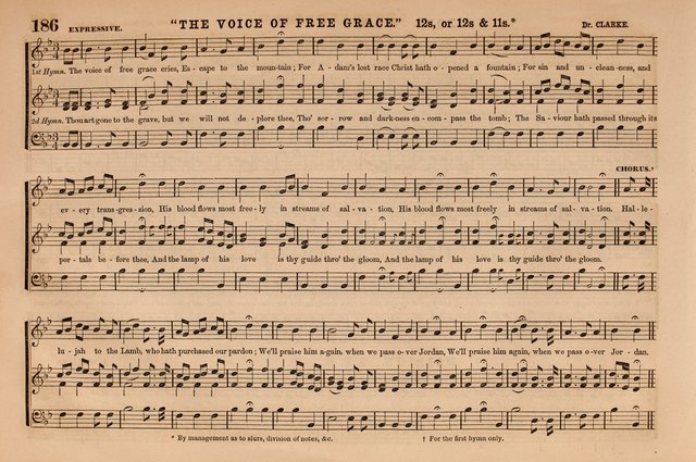 Selah: a collection of psalm and hymn tunes, introits, anthems, chants, motetts, choruses, etc. adapted to the use of classes, private circles, and worship assemblies page 186