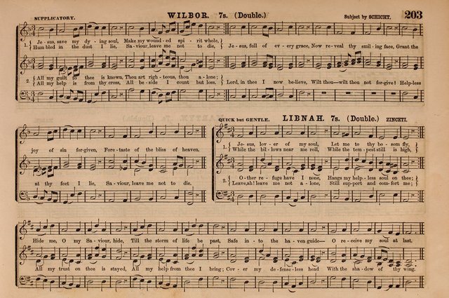 Selah: a collection of psalm and hymn tunes, introits, anthems, chants, motetts, choruses, etc. adapted to the use of classes, private circles, and worship assemblies page 203
