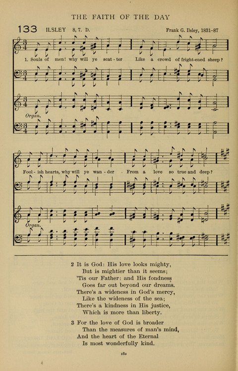 Songs for the Chapel: Arranged for male voices, for use in colleges, academies, schools and societies page 182