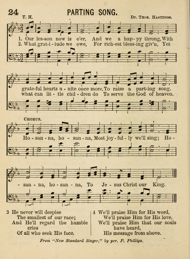 Songs for Little Folks: a collection adapted for the home circle and for primary classes in Sunday schools and day schools: containing a number of carefully selected kindergarten songs page 16