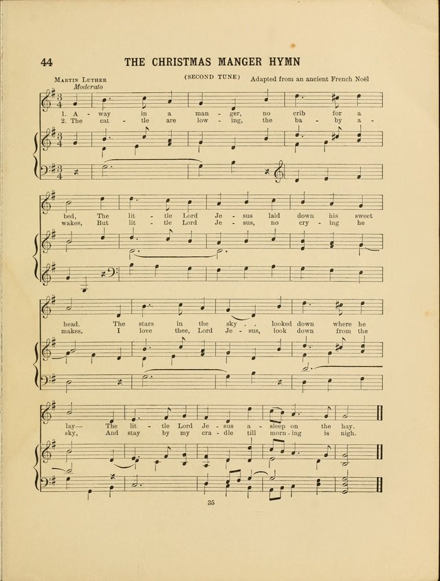 Songs for Little People: for use in Sunday-School, the kindergarten and the home page 37