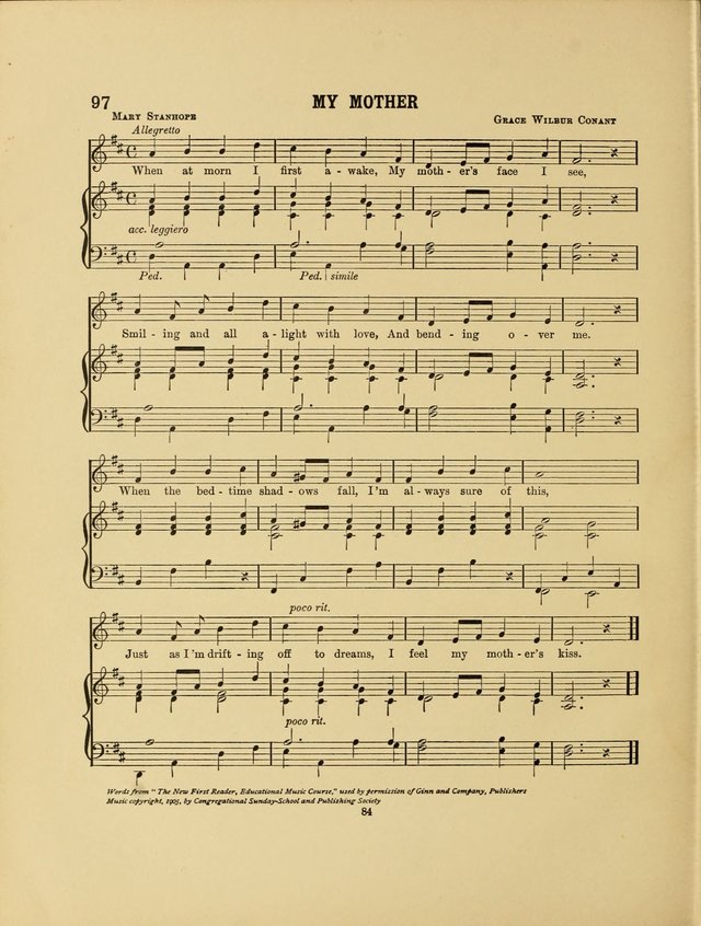 Songs for Little People: for use in Sunday-School, the kindergarten and the home page 86