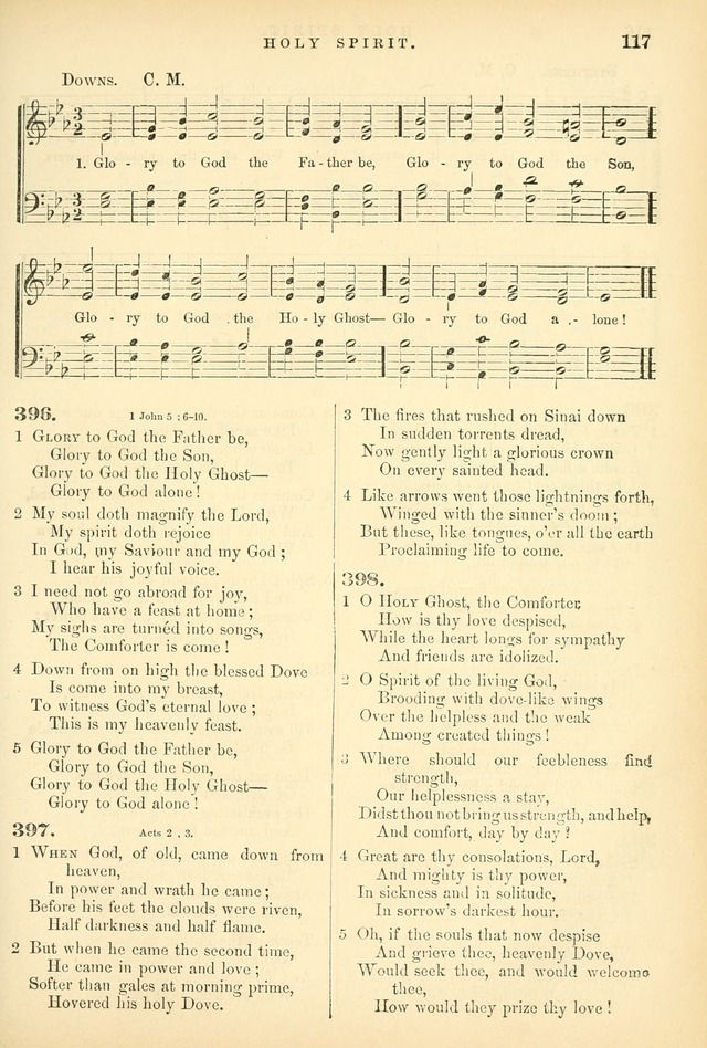 Songs for the Sanctuary, or Hymns and Tunes for Christian Worship page 117