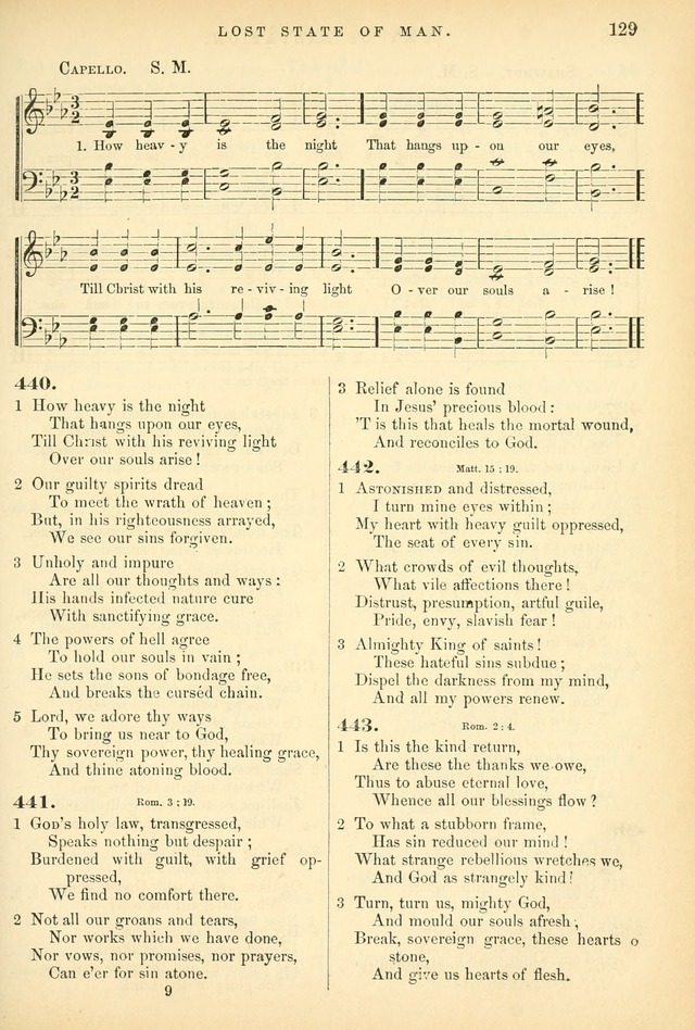 Songs for the Sanctuary, or Hymns and Tunes for Christian Worship page 129