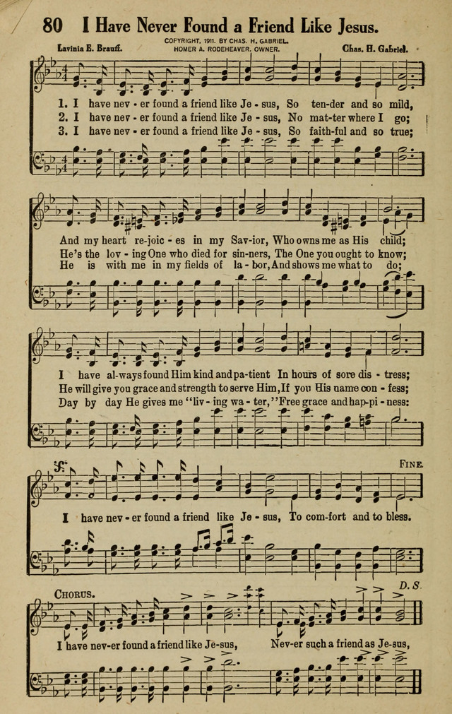 Songs for Service page 80