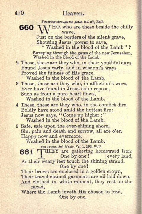 Salvation Army Songs page 470