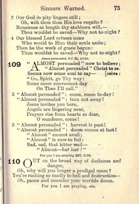 Salvation Army Songs page 75