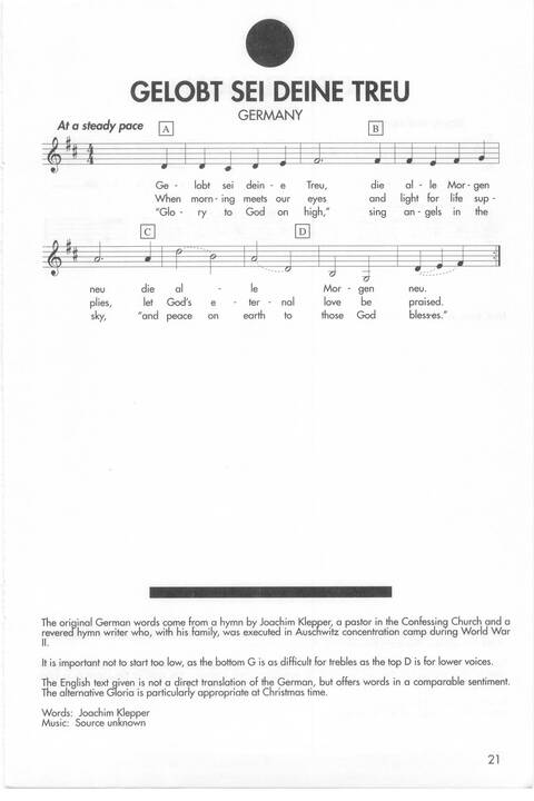 Sent by the Lord: songs of the world church, vol. 2 page 21