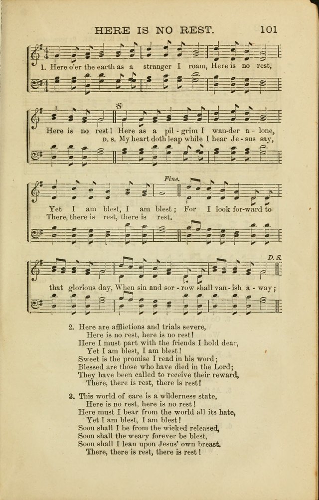 Sabbath Carols : A New Collection of Music and Hymns page 100