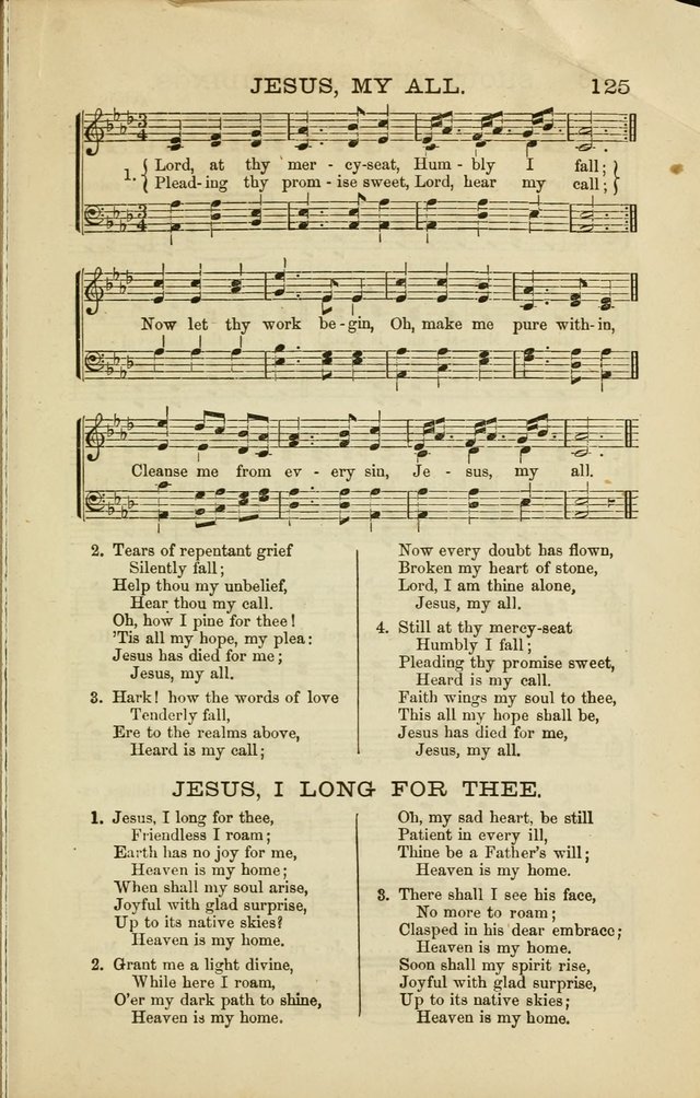 Sabbath Carols : A New Collection of Music and Hymns page 124