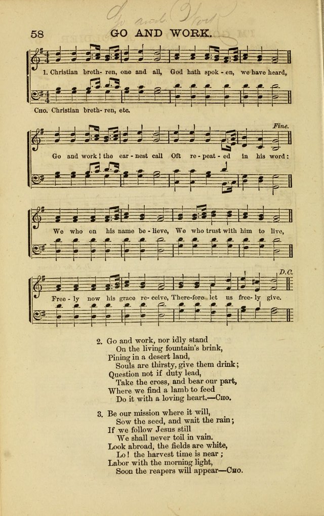 Sabbath Carols : A New Collection of Music and Hymns page 57