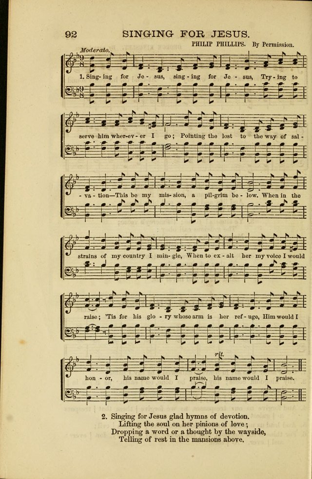 Sabbath Carols : A New Collection of Music and Hymns page 91