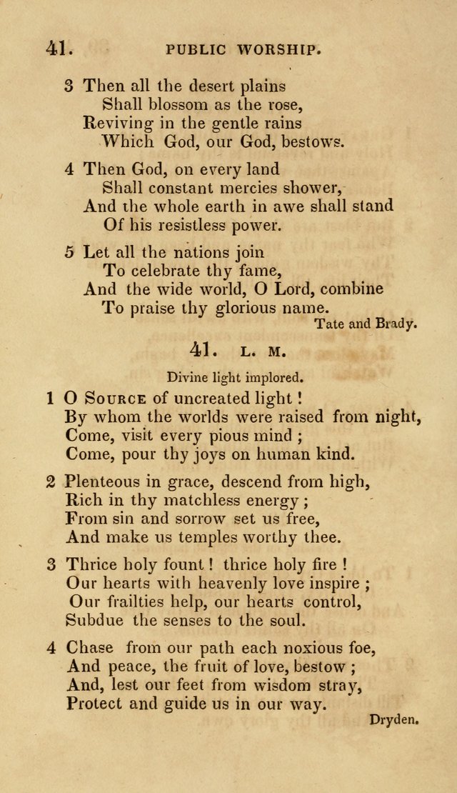 The Springfield Collection of Hymns for Sacred Worship page 47