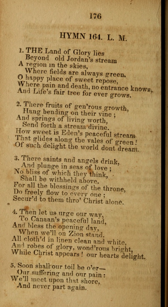 Social and Camp-meeting Songs, for the Pious (9th ed. enl.) page 176