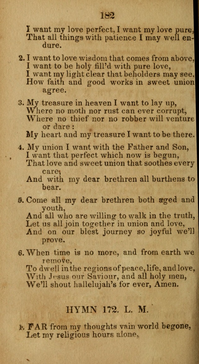 Social and Camp-meeting Songs, for the Pious (9th ed. enl.) page 182