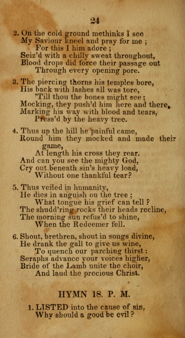 Social and Camp-meeting Songs, for the Pious (9th ed. enl.) page 24
