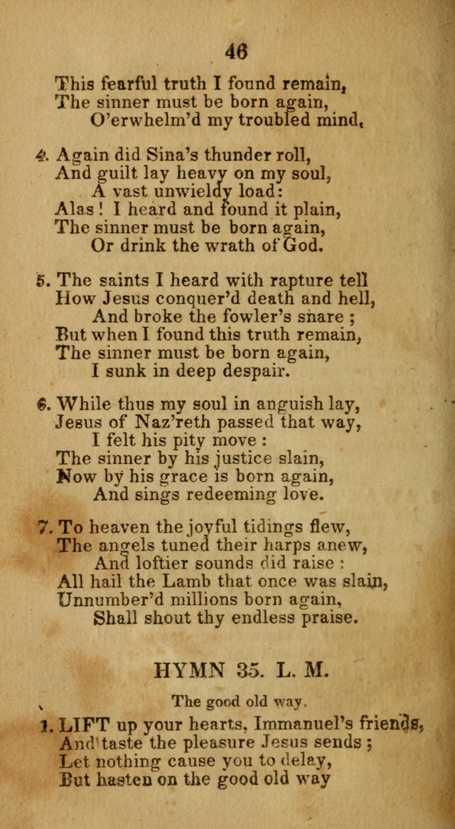 Social and Camp-meeting Songs, for the Pious (9th ed. enl.) page 46