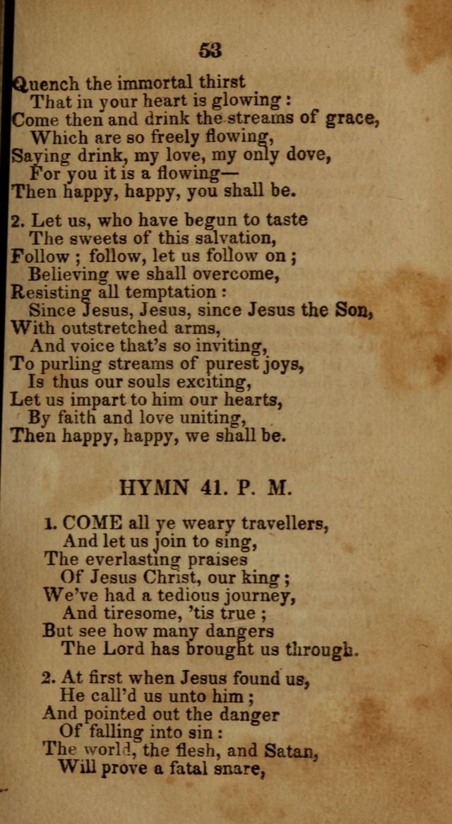 Social and Camp-meeting Songs, for the Pious (9th ed. enl.) page 53