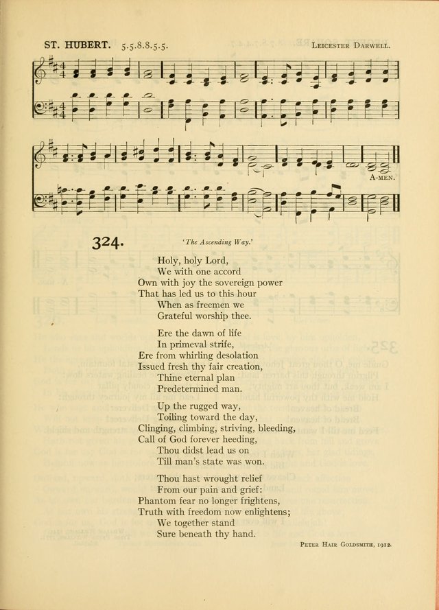 Services for Congregational Worship. The New Hymn and Tune Book page 321