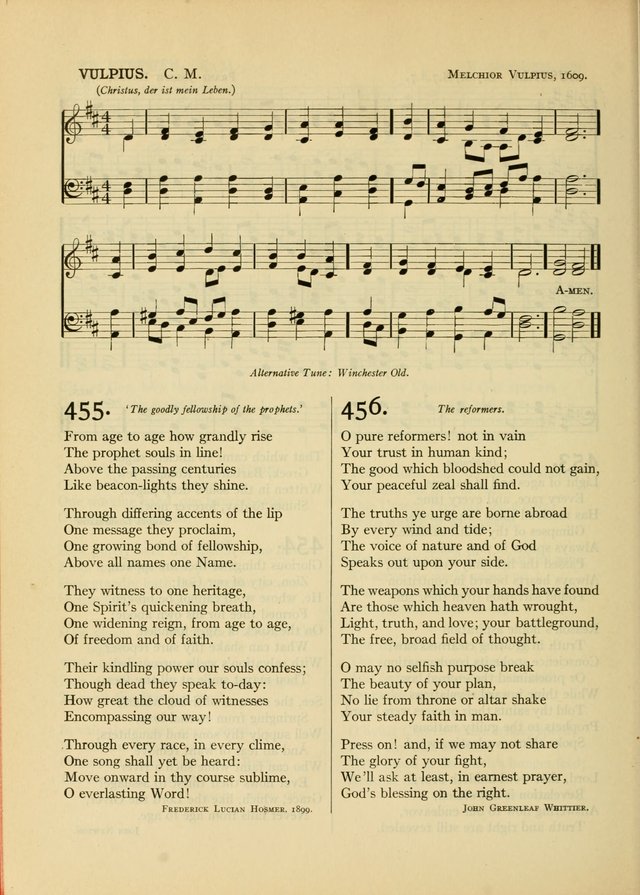 Services for Congregational Worship. The New Hymn and Tune Book page 412