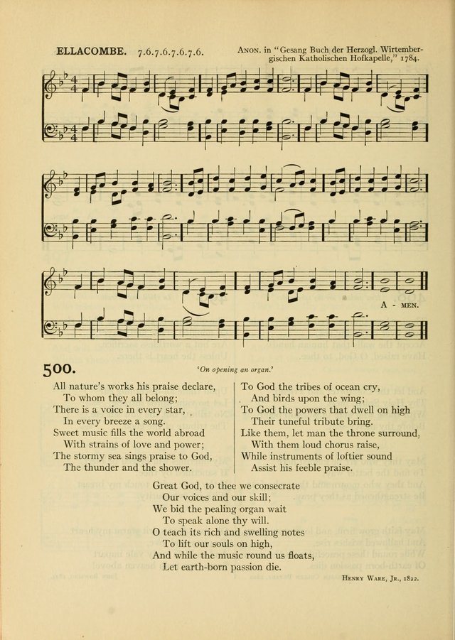 Services for Congregational Worship. The New Hymn and Tune Book page 444