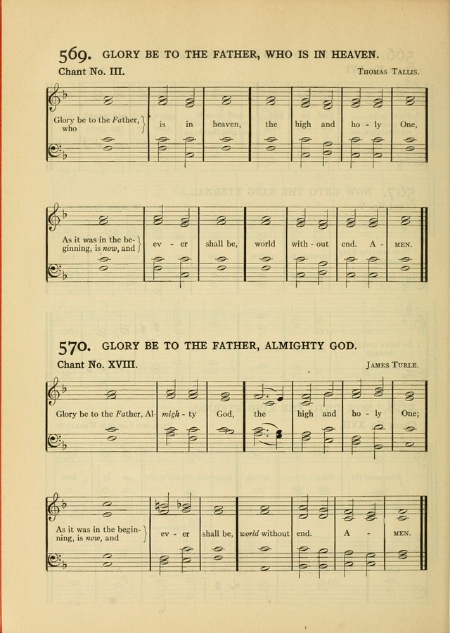 Services for Congregational Worship. The New Hymn and Tune Book page 502
