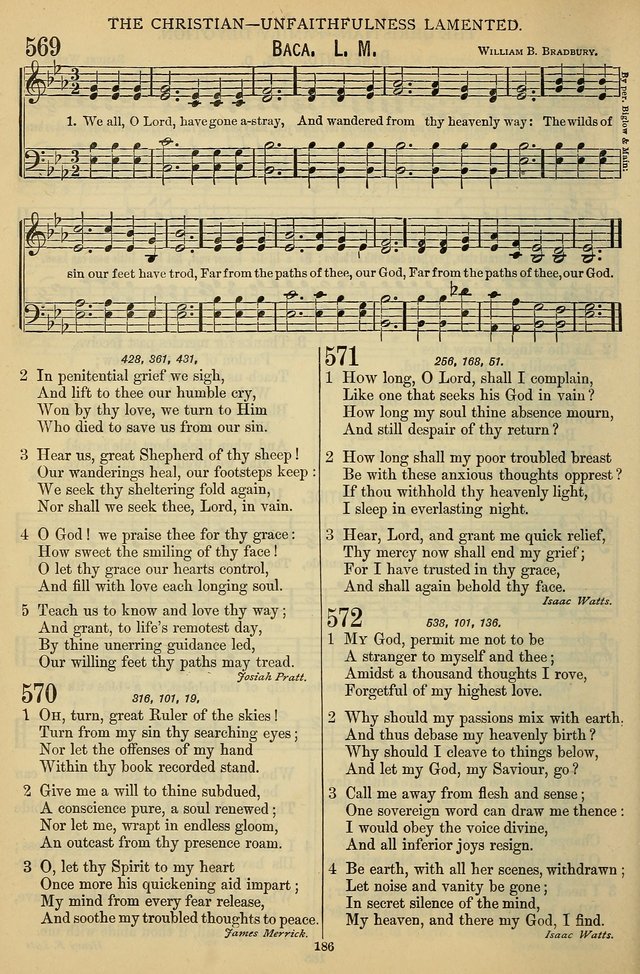 The Seventh-Day Adventist Hymn and Tune Book: for use in divine worship page 186