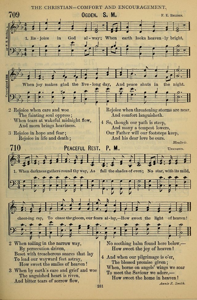 The Seventh-Day Adventist Hymn and Tune Book: for use in divine worship page 231