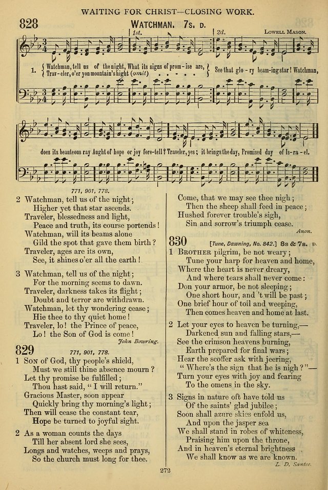 The Seventh-Day Adventist Hymn and Tune Book: for use in divine worship page 272