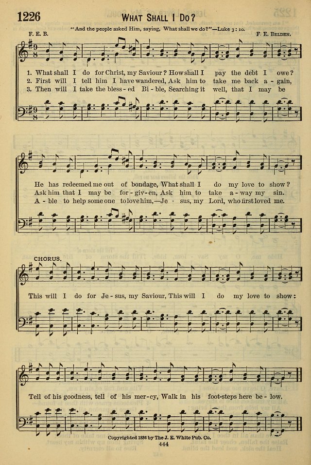 The Seventh-Day Adventist Hymn and Tune Book: for use in divine worship page 444