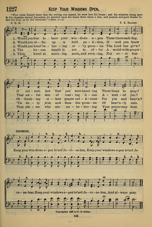 The Seventh-Day Adventist Hymn and Tune Book: for use in divine worship page 445