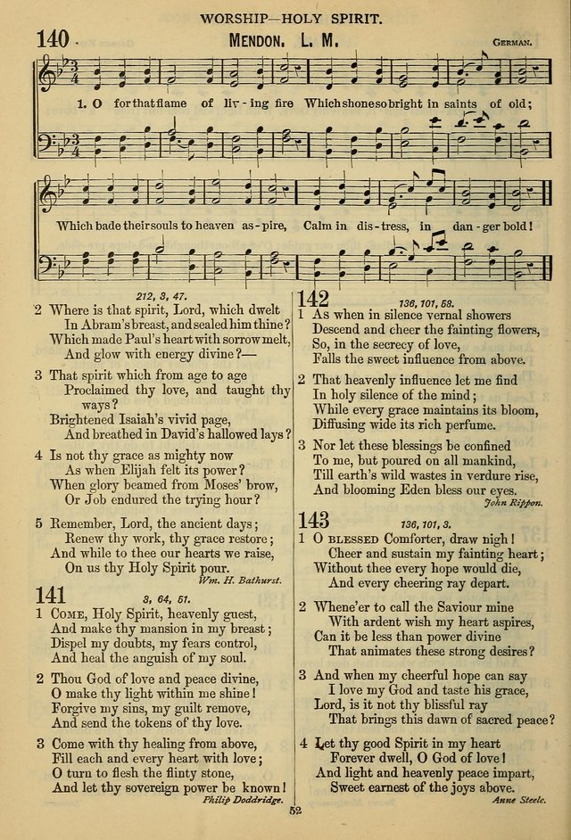 The Seventh-Day Adventist Hymn and Tune Book: for use in divine worship page 52