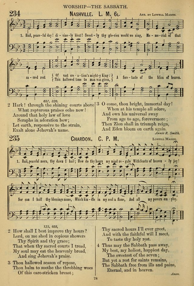 The Seventh-Day Adventist Hymn and Tune Book: for use in divine worship page 78