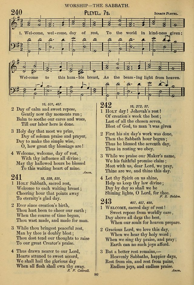 The Seventh-Day Adventist Hymn and Tune Book: for use in divine worship page 80