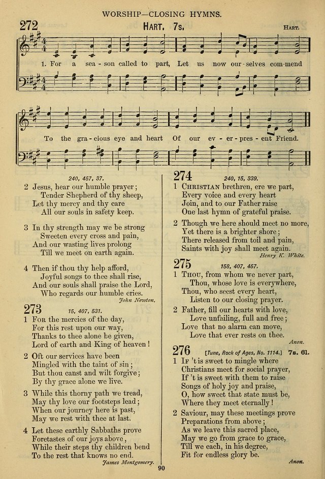 The Seventh-Day Adventist Hymn and Tune Book: for use in divine worship page 90